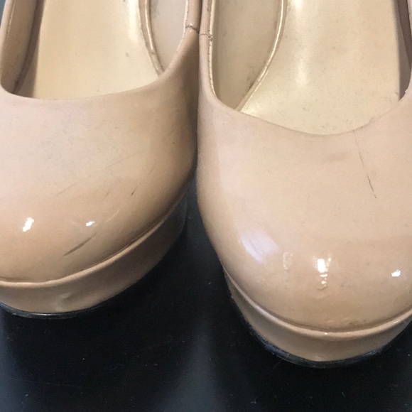 Tan platform paten leather Guess high heels - Picture 2 of 6
